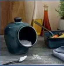 Photo of Ceramic salt pig/ cellar container (Peacehaven BN10) #1
