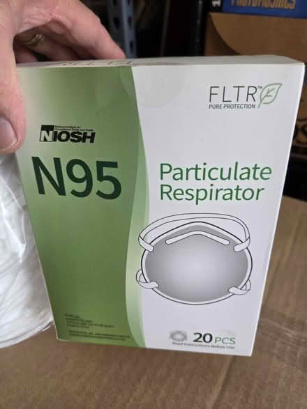 Photo of free Partial used box of N95 masks (North Sunnyvale) #3