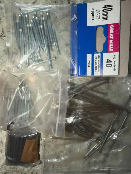 Photo of free Various lengths Long Nails (Welling DA16) #1