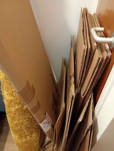 Photo of free Moving boxes, flattened, and rolls of tape (West Derby L12) #1