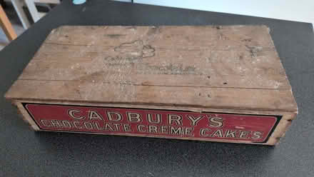 Photo of free Antique Cadbury's creme cakes wooden box (Queen Edith's Ward CB1) #1