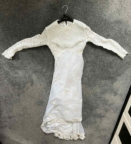 Photo of free Vintage 70s Wedding Dress and Veil/Train (Stalybridge SK15) #1