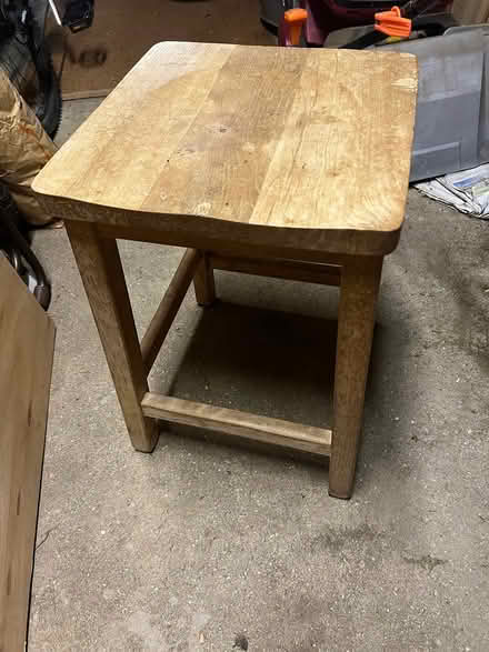Photo of free Two wooden stools (Hitchin) #2