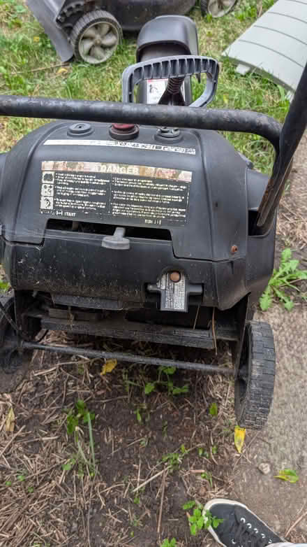 Photo of free Electric start, gas snow blower (Downtown North) #2