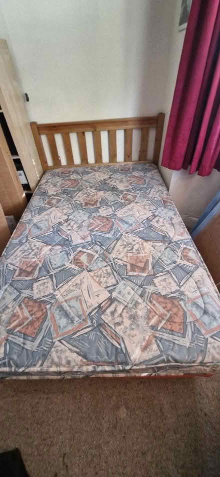 Photo of free three quarter size bed (Billesley B28) #1