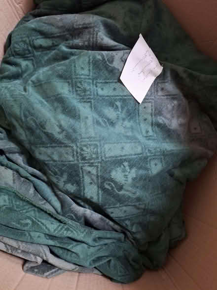 Photo of free Thick Green curtains, various sizes (Bishopthorpe YO23) #1