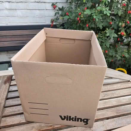Photo of free Large quantity of cardboard filing boxes (no lids) (Queens Park MK40) #1