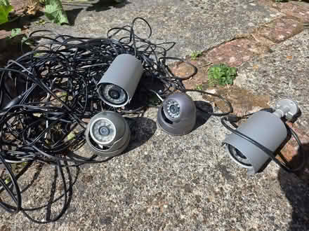 Photo of free Collection of CCTV cameras and wires (Buggs Bottom RG4) #2