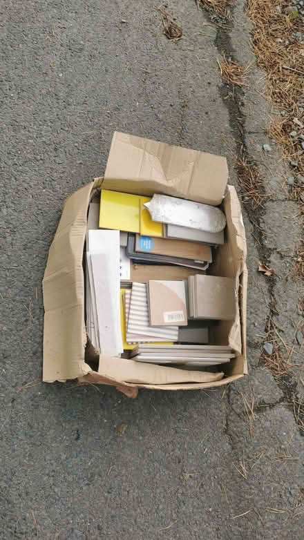Photo of free Assortment of tile and worktop samples (Skelsmergh LA8) #4