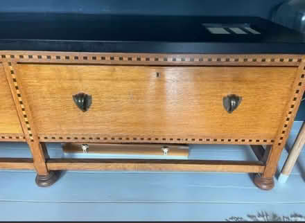 Photo of free Side Table with two large drawers (Chingford Mount, E4) #4