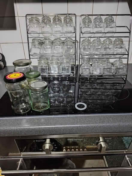 Photo of free Spice rack and glass jars (Asda Hounslow TW3 1) #1