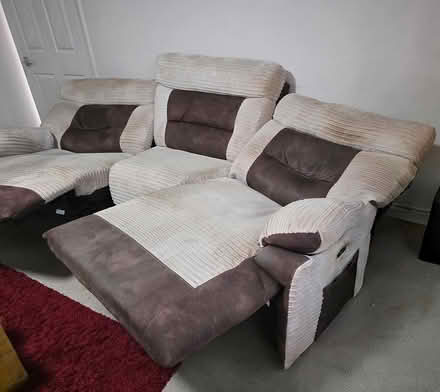 Photo of free Large electric reclining sofa (Ealing W5) #2