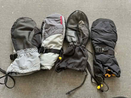 Photo of free 2 pair of old skiing gloves (Hove station BN3) #1
