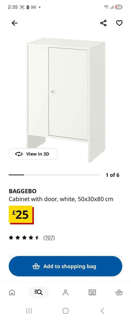 Photo of free Ikea Small Cabinet (Middleton MK10) #1