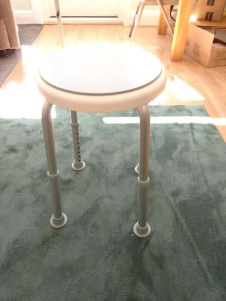 Photo of free adjustable height shower stool (St Helens TN34) #1