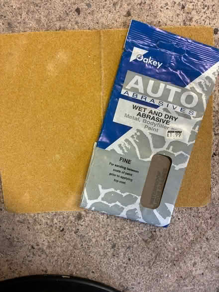 Photo of free Sandpaper and wet and dry (Great Boughton CH3) #1