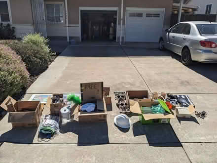 Photo of free items in driveway (Concord) #1