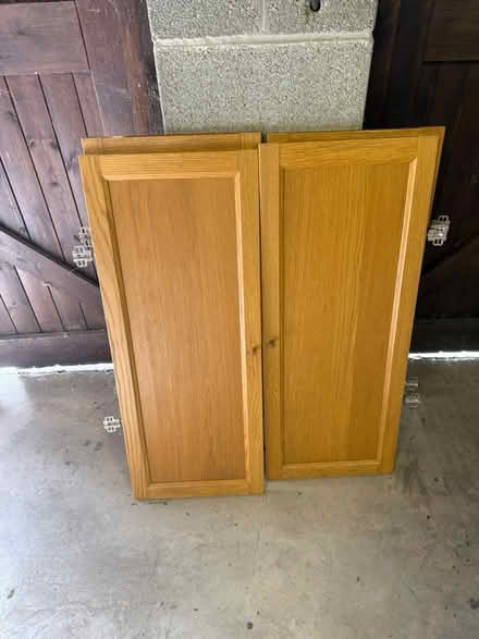 Photo of free IKEA billy bookcase doors & shelves (Docklow HR6) #3