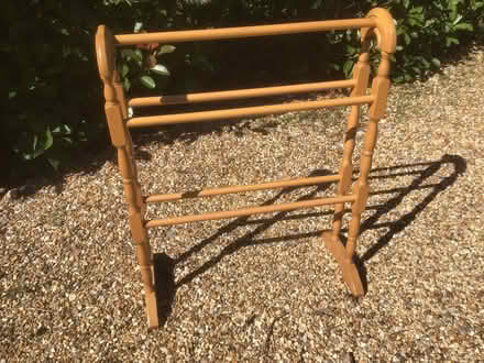 Photo of free Wooden towel rail (West Common AL5) #1