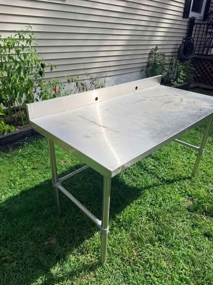 Photo of free Stainless steel table (Belford) #1