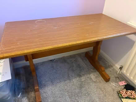 Photo of free Wooden Desk (Bingley BD16) #1