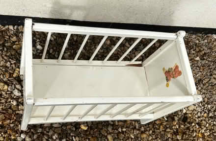 Photo of free Dolls wooden cot bed (Baunton GL7) #1