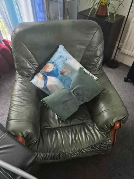 Photo of free Leather 3 piece suite (Birkenhead) #2