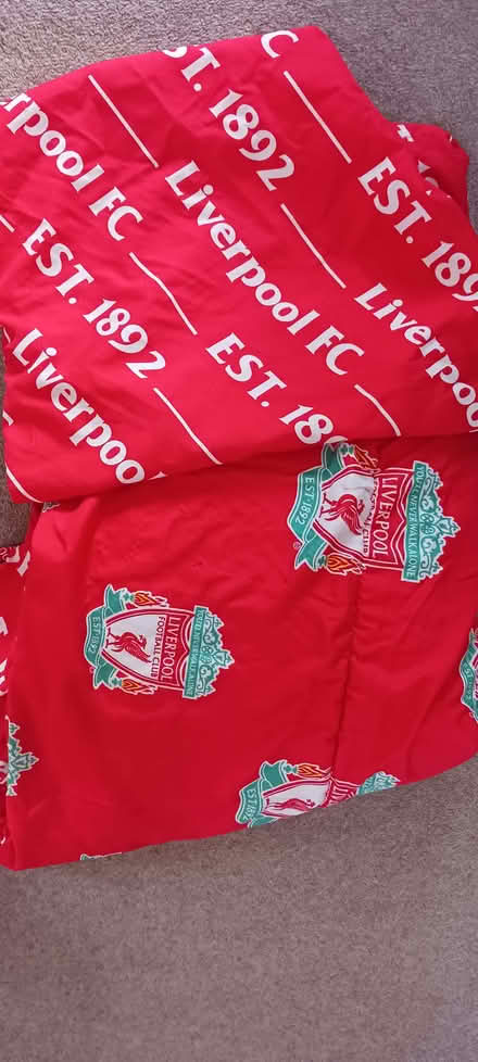 Photo of free Coverless duvet - Liverpool FC (Dean Court OX2) #1