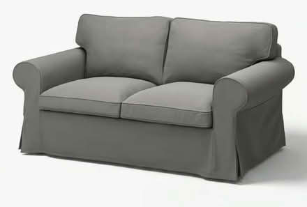 Photo of free Greay 2 seater sofa (Kings Furlong RG22) #1