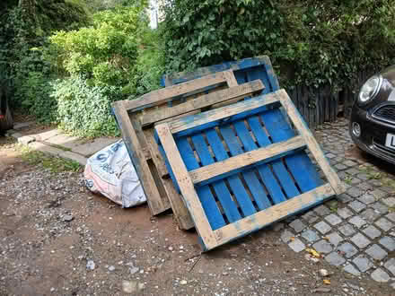 Photo of free Four Wooden Pallets (Lark Lane Area L17) #1