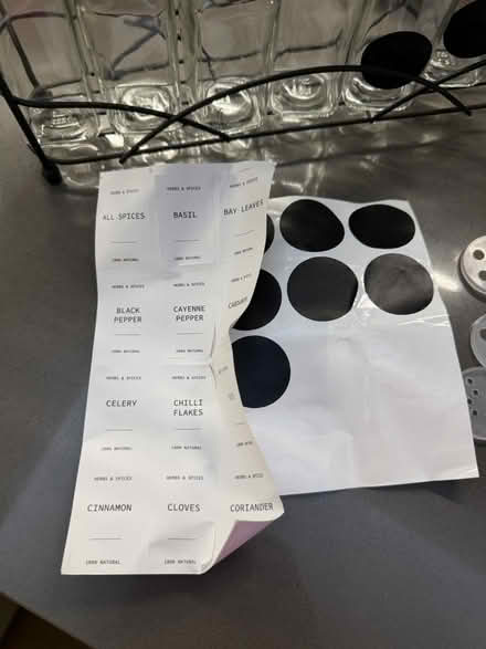 Photo of free Spice jars with a rack (1 Ottley Dr, SE3) #2