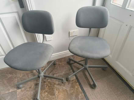 Photo of free 2 swivel office / student chairs (Greystones) #1