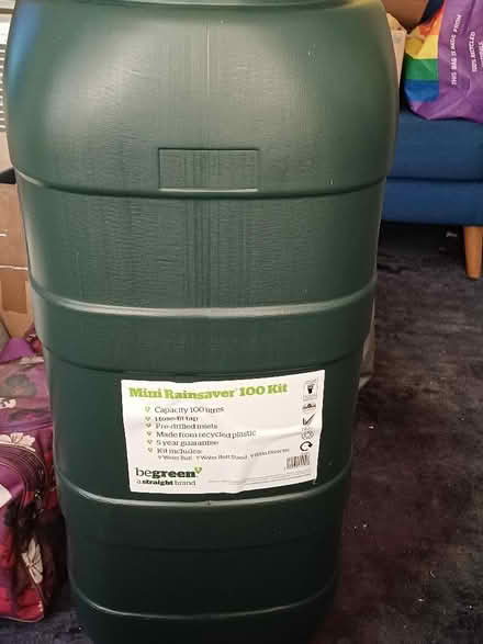 Photo of free Rainwater butt 100 litres capacity (Hampden Park BN22) #1