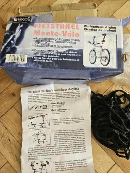 Photo of free Ceiling mounted bicycle hoist (Letchworth near Standalone SG6) #1
