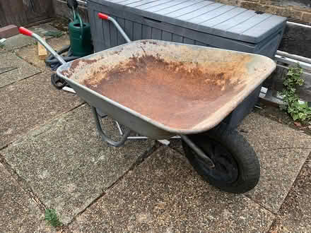 Photo of free Rusty wheelbarrow or garden feature (West Molesey (KT8)) #1