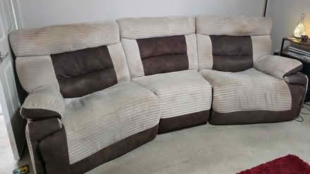 Photo of free Large electric reclining sofa (Ealing W5) #1
