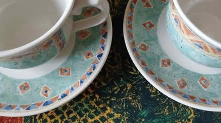 Photo of free Set of 4 cup & saucers: Jeff Banks Ports of Call "Kabul" (Bicester OX26) #2