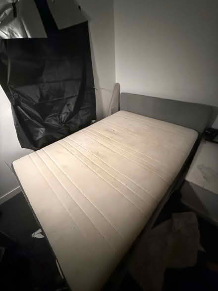 Photo of free Double bed with mattress (Walthamstow E17) #1