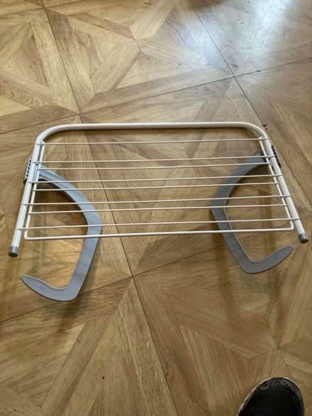 Photo of free portable over-the-radiator or balcony clothes airer (drying (Reddish SK4) #1
