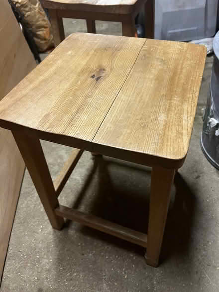 Photo of free Two wooden stools (Hitchin) #1