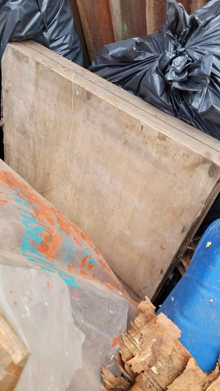 Photo of free 2 old wooden pasting tables (Turves Green B31) #2