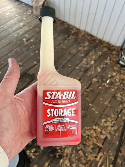 Photo of free Fuel Stabilizer (San Rafael, Near Gerstle Park) #1