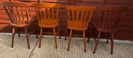 Photo of free 4 x older style kitchen chairs (Baunton GL7) #4