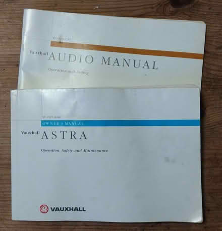Photo of free Vauxhall Astra owners manual c.1998/9 (West Marina TN38) #1