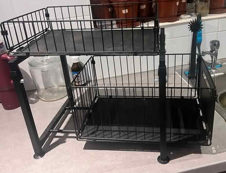 Photo of free 2-Tier Metal Storage Baskets (Wythenshawe M22) #1