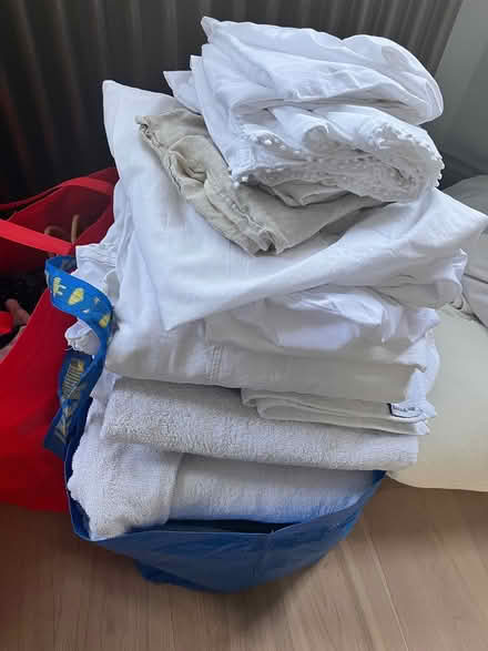 Photo of free Bed linens and towels (Barons Court W14) #3