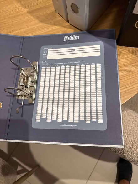 Photo of free Selection of A4 lever arch folders (Clothall Common SG7) #2