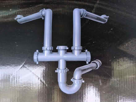 Photo of free Full plumbing kit for 1 or 2 bowl sinks (Skelsmergh LA8) #1