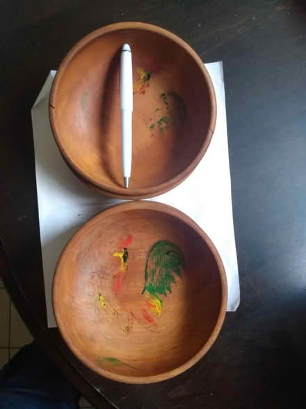 Photo of free 5 decorative wood bowls (Near Baseline Rd. & Clyde Ave.) #1