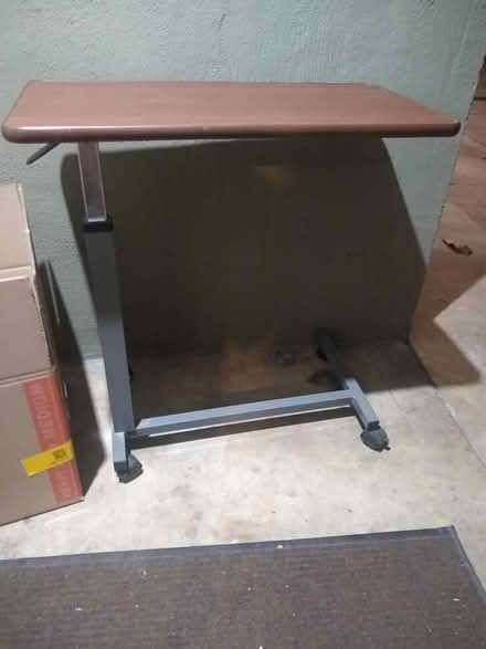 Photo of free Hospital bedside table (Saratoga) #1